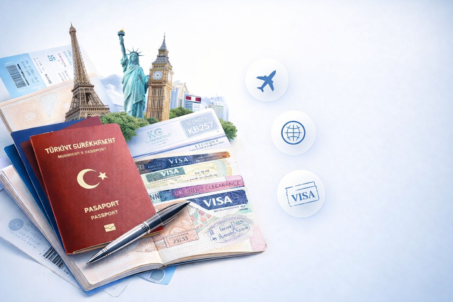 Vize başvuru hizmeti Schengen İngiltere Amerika vize danışmanlığı